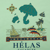 Koszulka HELAS Vacances Pastel Green @A06S2D1TEESSL06