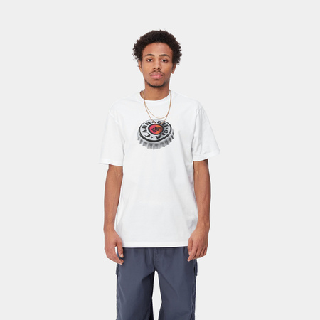 Koszulka CARHARTT WIP Bottle Cap / White @I033179-02XX