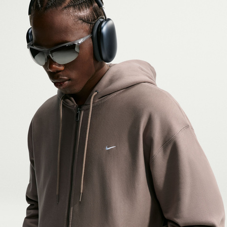 Bluza NIKE SB Solo Swoosh ZHD /Mink Brown/Mink Brown/White @HV1084-214