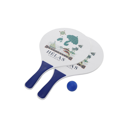 Akcesoria HELAS Vacances Racket White @A06S2D1ACCMSC04