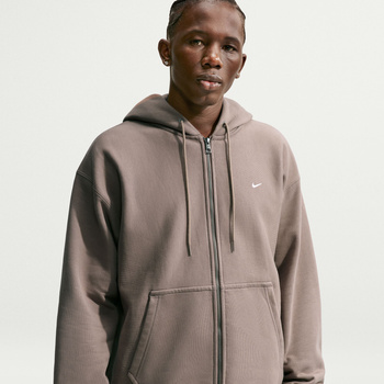Bluza NIKE SB Solo Swoosh ZHD /Mink Brown/Mink Brown/White @HV1084-214