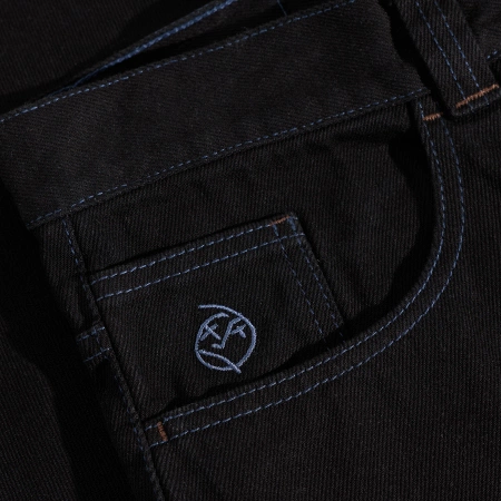 Spodnie POLAR Big Boy Black / Blue Stitching @PSC-W25-51